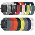 20mm Holes Breathable 3D Dots Silicone Watch Band For Garmin Forerunner 245. 