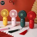 NEWEST Chinese Retro Stylish Mini Wireless Handheld Fan Portable Outdoor Traveling Summer Cooling Fan Rechargeable Air Cooler.