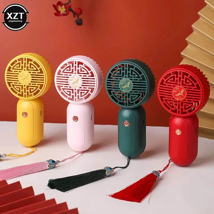 NEWEST%20Chinese%20Retro%20Stylish%20Mini%20Wireless%20Handheld%20Fan%20Portable%20Outdoor%20Traveling%20Summer%20Cooling%20Fan%20Rechargeable%20Air%20Cooler%20-%20Image%202