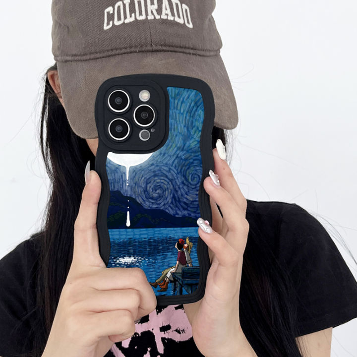 Sroof Case For Xiaomi Poco M3 M4 Pro X3 Van Gogh's Starry Moon