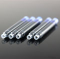 2pcs Disposable Blue and Black Fountain Pen Ink Cartridge Refills Length Fountain Pen Ink Cartridge Refills. 