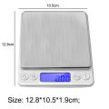 Portable 0.01g/3kg Precision LCD Digital Scales Mini Electronic Grams Weight Balance Scale For Food Baking Weighing Scale. 