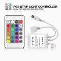 RGB Controller with 24 Key Button Or Remote/Controller For SMD5050 SMD2835 RGB Led Strip Light Controller. 