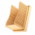 Bread Loaf Slicing Guide Bamboo Bread Slicing Guide Space Saving for Kitchen. 