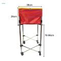 Tennis Ball Cart, Cart with Wheels Lightweight Large Capacity Removable Compact Wheeled Teaching Carts for Baseball Softball.