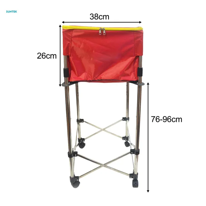 Tennis%20Ball%20Cart,%20Cart%20with%20Wheels%20Lightweight%20Large%20Capacity%20Removable%20Compact%20Wheeled%20Teaching%20Carts%20for%20Baseball%20Softball%20-%20Image%206