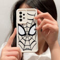 TA for Redmi Note 12 4G Back Cover Soft Square Ladder Spider-Man Pattern Cases Silicone Camera Protection Phone Case. 