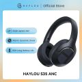 HAYLOU S35 ANC Wireless Bluetooth 5.2 Headphones 42dB Over-ear Noise Cancellation Headsets 40mm Driver 60H Playtime Earphones.