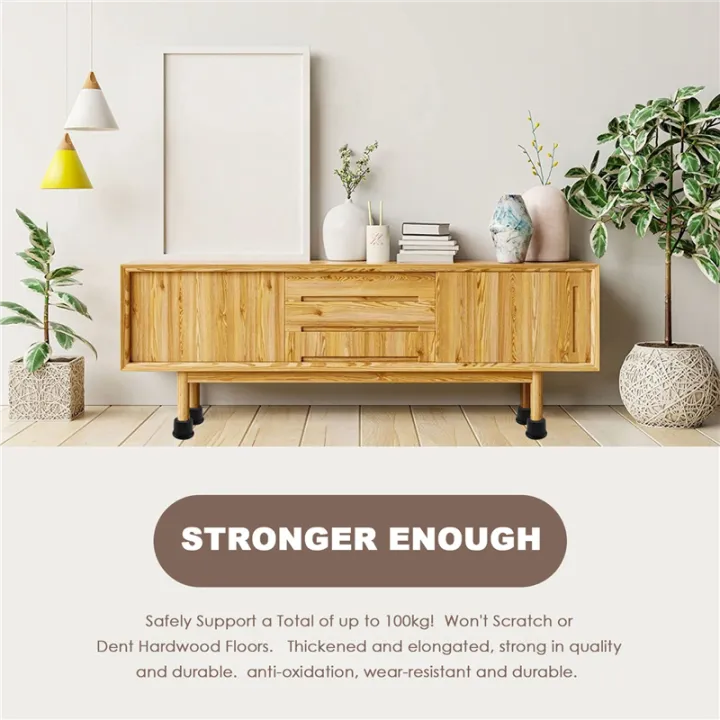 2X%20Adjustable%20Bed%20Risers%20Furniture%20Sofa%20Table%20Couch%20Floor%20Lift%20-Black%20-%20Image%204