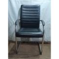 Fixied Visitor Chair Breathable mesh Curved backrest design. 