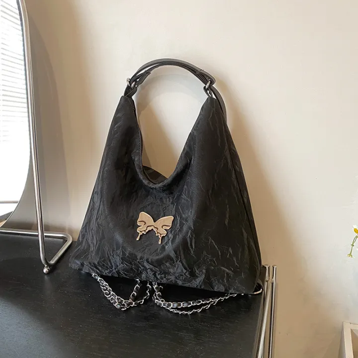 Korean%20backpack%20bag%20ladies%202024%20new%20trendy%20fashion%20chain%20bucket%20bag%20student%20class%20large%20capacity%20tote%20bag%20-%20Image%203