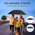 Windproof Double Layer Umbrella 10 Ribs Folding Umbrella Extra Large Men Womens Universal Diameter 130 Cm Large Umbrellas. 