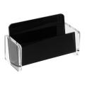Transparent Acrylic card holder  Plastic 50 cards Transparent business card case Label box Acrylic Plastic  holder for Office use Networking events Sales professionals Business meetings Business card. 
