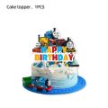 Thomas Cake Topper Thomas Train and His Friends Cupcake Toppers Birthday Decorations Kids Boy Party Favors Baby Shower Supplies. 