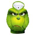 Green Haired Grinch Anime Hoodie Hoodies Men Sweatshirt Lounge Wear Fashion Grinch Hooded 3D Streetwear Men Clothing XXS-4XL. 