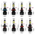 Fuleem 2PCS 4-Side 8000LM High Power LED headlight conversion kit 80W 360 Degree Lighting LED Car Bulb White 6000K 12V 24V.