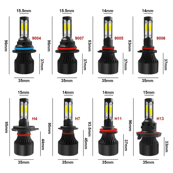 Fuleem%202PCS%204-Side%208000LM%20High%20Power%20LED%20headlight%20conversion%20kit%2080W%20360%20Degree%20Lighting%20LED%20Car%20Bulb%20White%206000K%2012V%2024V%20-%20Image%204