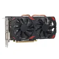 Gaming Graphics Card, RX 580 Graphics Card Efficient 256BIT with Dual Fans for Desktop PCs. 