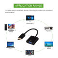 HXSJ HW1406DPV DP to VGA Adapter Cable Male to Female Converte. 