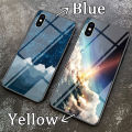 Phone Case OPPO A17K A17 Back Cover Starry Galaxy Moon Meteor Design Protective Back Tempered Glass Couple Cover OPPO A17K A17 Housing.