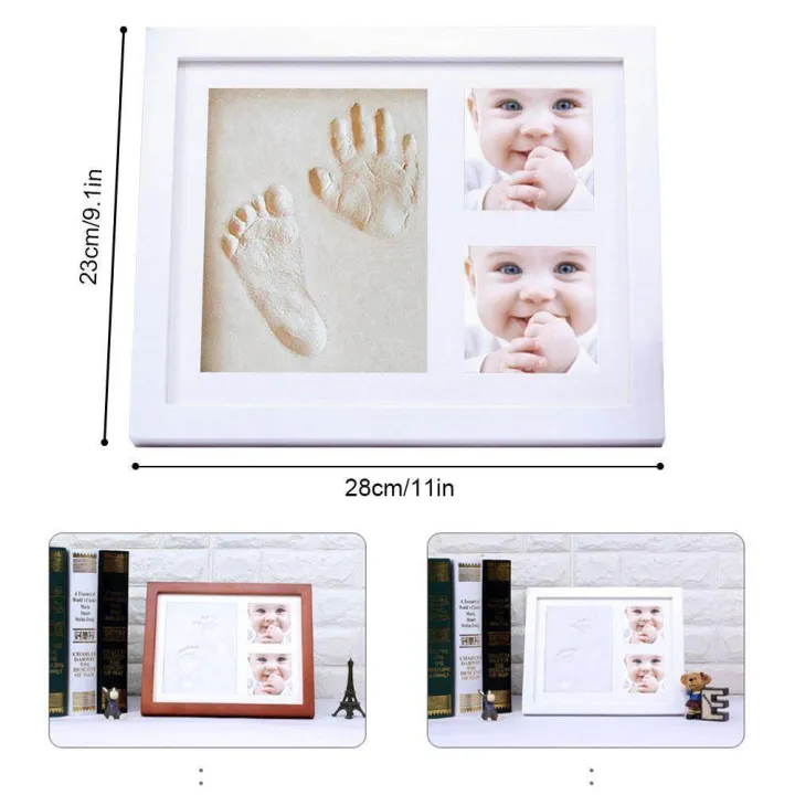 Baby%20Clay%20Handprint%20Footprint%20Photo%20Frame%20Kit%20For%20Newborn%20Girls%20And%20Boys%20Unique%20Baby%20Shower%20Gifts%20Set%20For%20Registry%20Memorable%20Keepsake%20Box%20Decorations%20For%20Room%20Wall%20Or%20Nursery%20Decor%20-%20Image%202