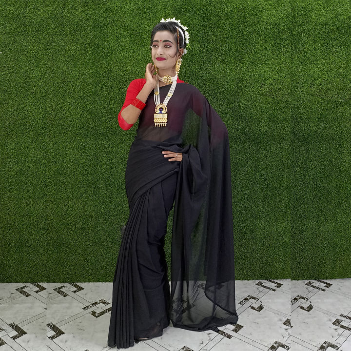 Ethereal%20Charm%20Weightless%20Georgette%20Saree%20-%20A%20Graceful%20Ensemble%20for%20All%20Seasons%20and%20Occasions-%20Perfect%20for%20Every%20Fashionista%20-%20Image%203