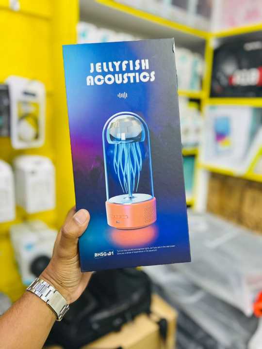 Jellyfish Bluetooth Speaker Colorful Lamp Octopus Audio Mini Portable Subwoofer Bedroom Decoratio