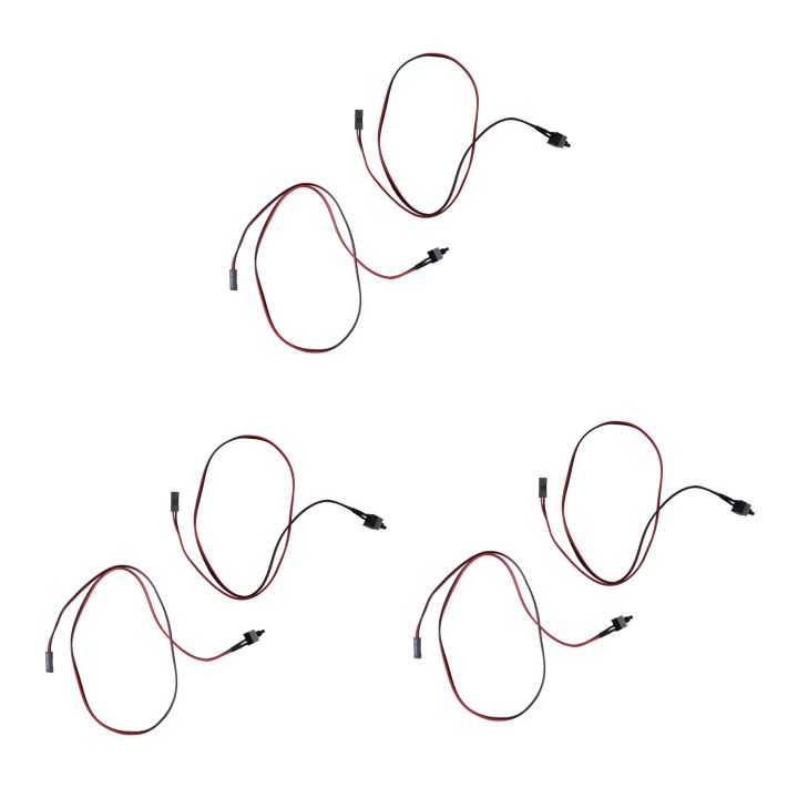 6 Pack 2 Pin SW PC Power Cable On/Off Push Button ATx Computer Switch Wire 45cm