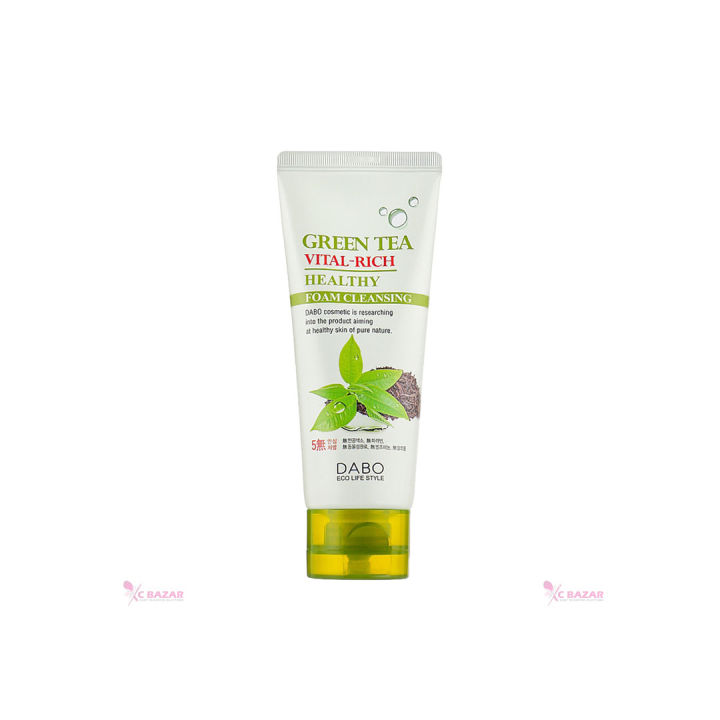 Dabo Green Tea Vital-Rich Healthy Foam Cleanser 100 ml