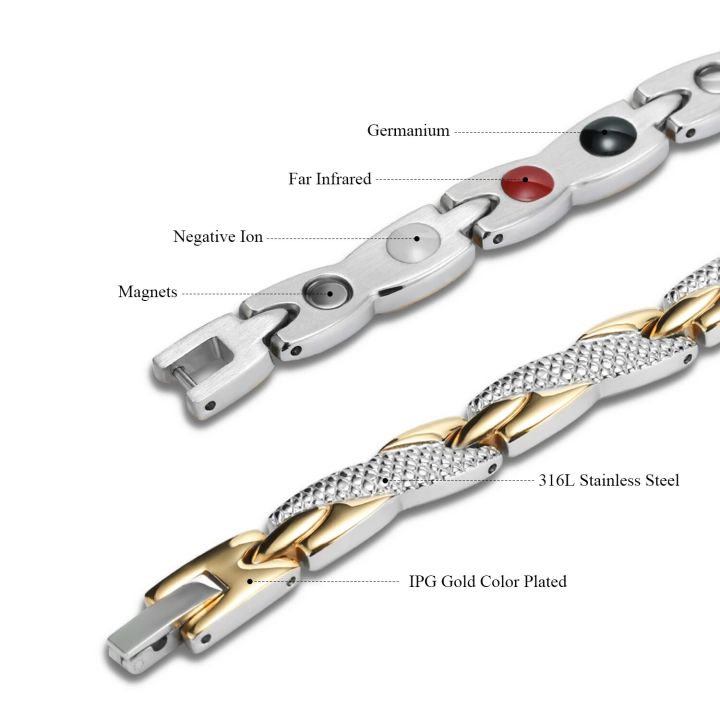 Women's%20Fashion%20Twisted%20Titanium%20Steel%20Bracelet%204%20Elements%20Healthy%20Bio%20Magnetic%20Negative%20Ion%20Germanium%20Bracelets%20for%20Women%20-%20Image%203