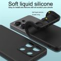 Xiaomi Redmi Note 13 5G Silicone Matte Flexible Soft Phone Case - Black - Phone Back Cover.
