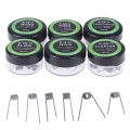 10Pcs A1 Alien Quad Hive Fused Clapton Tiger Heating Wire Premade RBA RDA Coil. 