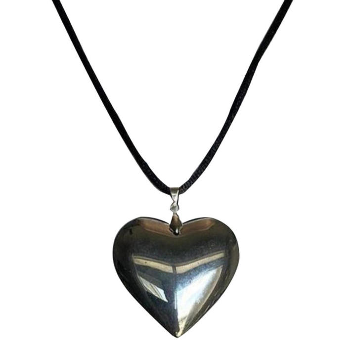 Rope%20chain%20necklace%20Hyperbole%20Exaggerated%20pendant%20necklace%20Glass%20pendant%20necklace%20Y2K%20fashion%20necklace%20Heart%20Beads%20chain%20necklace%20Unisex%20necklace%20Necklaces%20for%20Party%20necklace%20Fashion%20jewelry%20Gift%20for%20men%20Necklace%20for%20women%20-%20Image%205