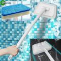 Durable Tile Sponge Cleaning Brush Household Long Handle Brushes for Floor Bathtub Window Glass Dust Cleaner Brush Removable Multi-Functional Bathroom Wall Brush.