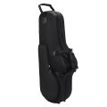 Water-Resistant Oxford Fabric Alto Saxophone Big Bag Box Sax Soft Case with Adjustable Shoulder Strap,Black. 