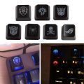 run 1PC DIY ABS Backlit Mechanical Keyboard Keycap R4 Height Personality Translucent key cap E. 