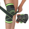 【Alizeker Mall】1 Sports Kneepad Pressurized Elastic Knee Pads Support Fitness Gear Basketball Volleyball knee Protector Bandage.