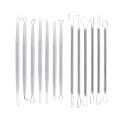 Polymer Clay Tools Pottery Ceramic Sculpting Tools Carving Ribbon Wire End Loop Clay Tools Set.