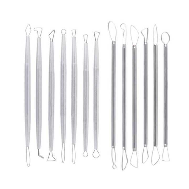 Polymer Clay Tools Pottery Ceramic Sculpting Tools Carving Ribbon Wire End Loop Clay Tools Set