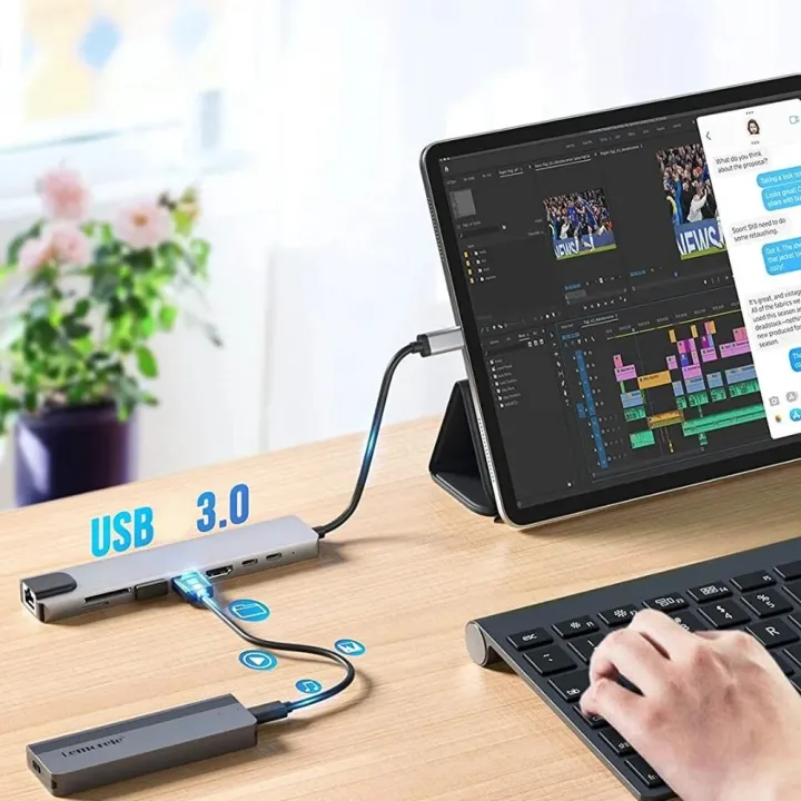 USB%20C%20HUB%20Type%20C%20Splitter%20To%20HDMI-compatible%204K%20Thunderbolt%203%20Docking%20Station%20Laptop%20Adapter%20With%20PD%20SD%20TF%20RJ45%20For%20Macbook%20Air%20-%20Image%203