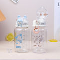 500ML Cartoon Transparent Straw Cup Cute Anime Portable Water Cup SEVICH. 