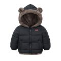 Winter Thicken Kids Girls Fleece Jackets Coat Boys Plus Toddler Hooded Children Wearable On Both Sides Clothes. 
