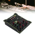 Mini Audio Mixer, Automatically Beautify Voice 5 Channel Audio Mixer for Tablets for Computers. 