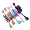 Fashion Handwoven Bracelet for Men Women Minimalist Wrist Band Couple Bohemian Handrope Letter Handband Jewelry Gift Decoration. 
