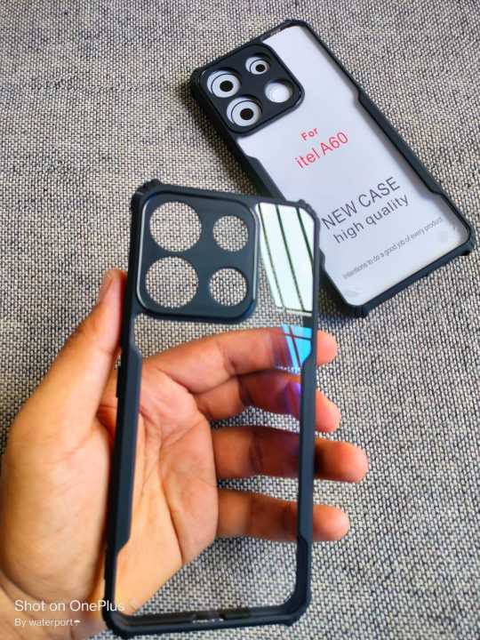 For%20itel%20A60/A60S%20Xundd%20Bumper%20Case%20Reinforced%20Corner%20with%20Shock-Proof%20Transparent%20Back%20Cover%20Phone%20Case%20Cover%20(SmartPhone)%20-%20Image%203