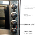 Miyako 65L Multifunctional Electric Oven Convection Oven with 4 Knobs MT-65RCL.