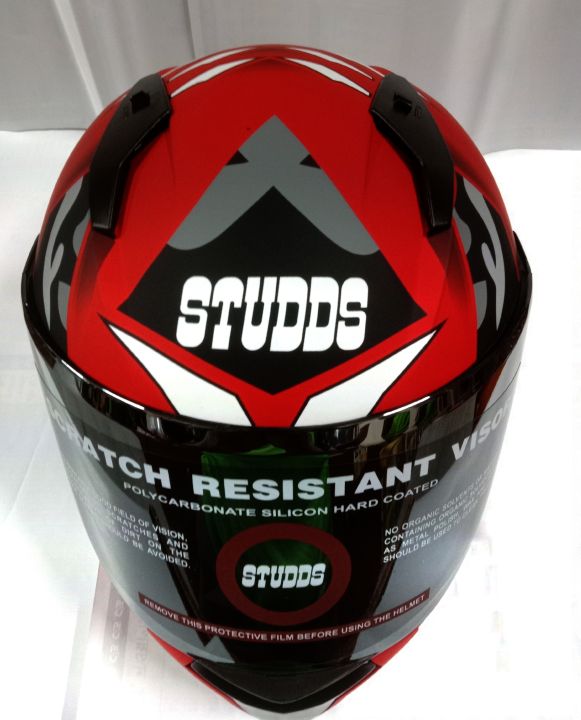 Studds%20thunder%20D7%20matt%20red%20and%20black%20colour%20helmet%20with%20spoiler%20and%20dual%20certification.%20-%20Motors%20-%20Modern%20and%20Trendy%20-%20Image%203
