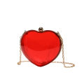 2023 New Dinner Bag, Acrylic, Mini Love Clutch, Transparent Chain, Crossbody E-commerce, Amazon Exclusive. 