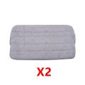jia Deerma Replace Mop for Mijia Water Spray Mop 360 Rotating Cleaning Cloth Head Wooden Carbon Fiber Cloth C2-2PCS. 
