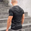Men T Shirt Summer Gym Shirt Men Running T Shirt Men Short Sleeve Tight Gym Dry Fit Bodybuilding Sport Men T shirt Tee Tops. 